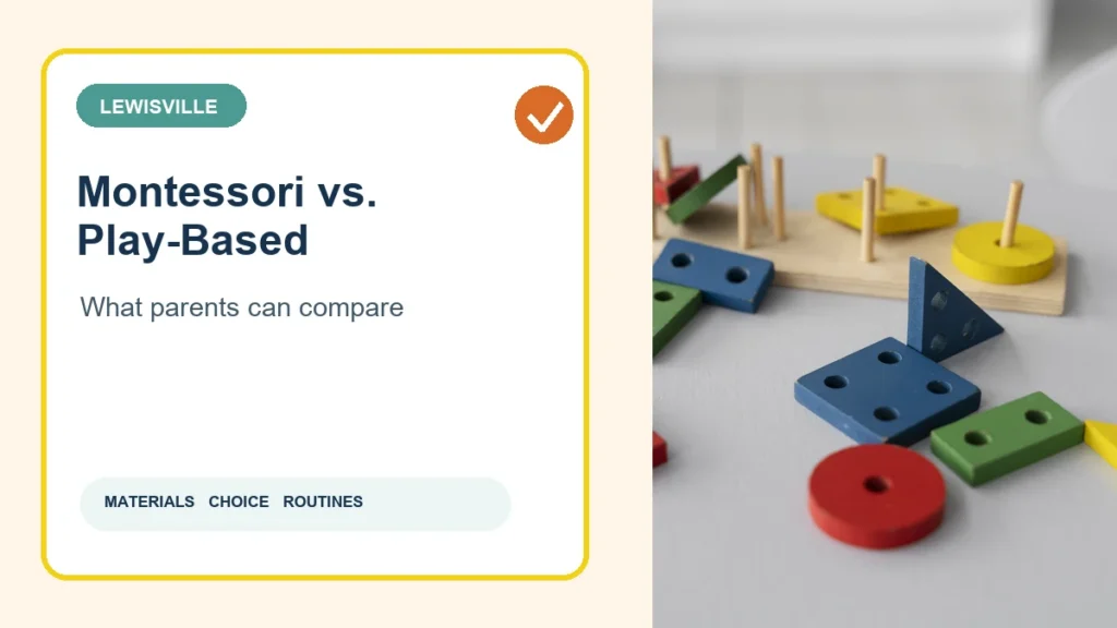 Original Milestones published article cover comparing Montessori and play-based preschool.
