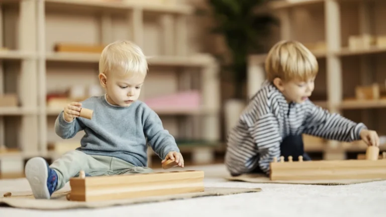 Montessori classroom artwork for Roots Prep School's published work-cycle article